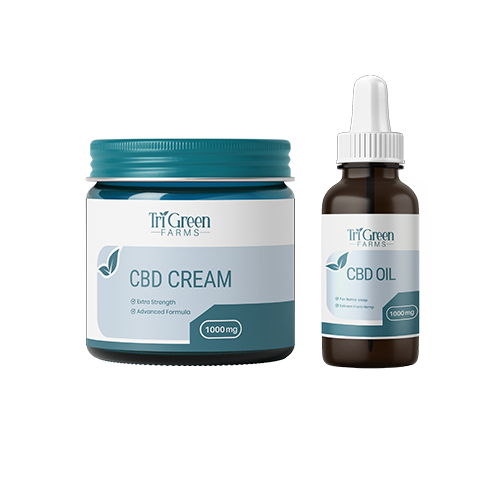 1000MG Oil and 1000MG Cream